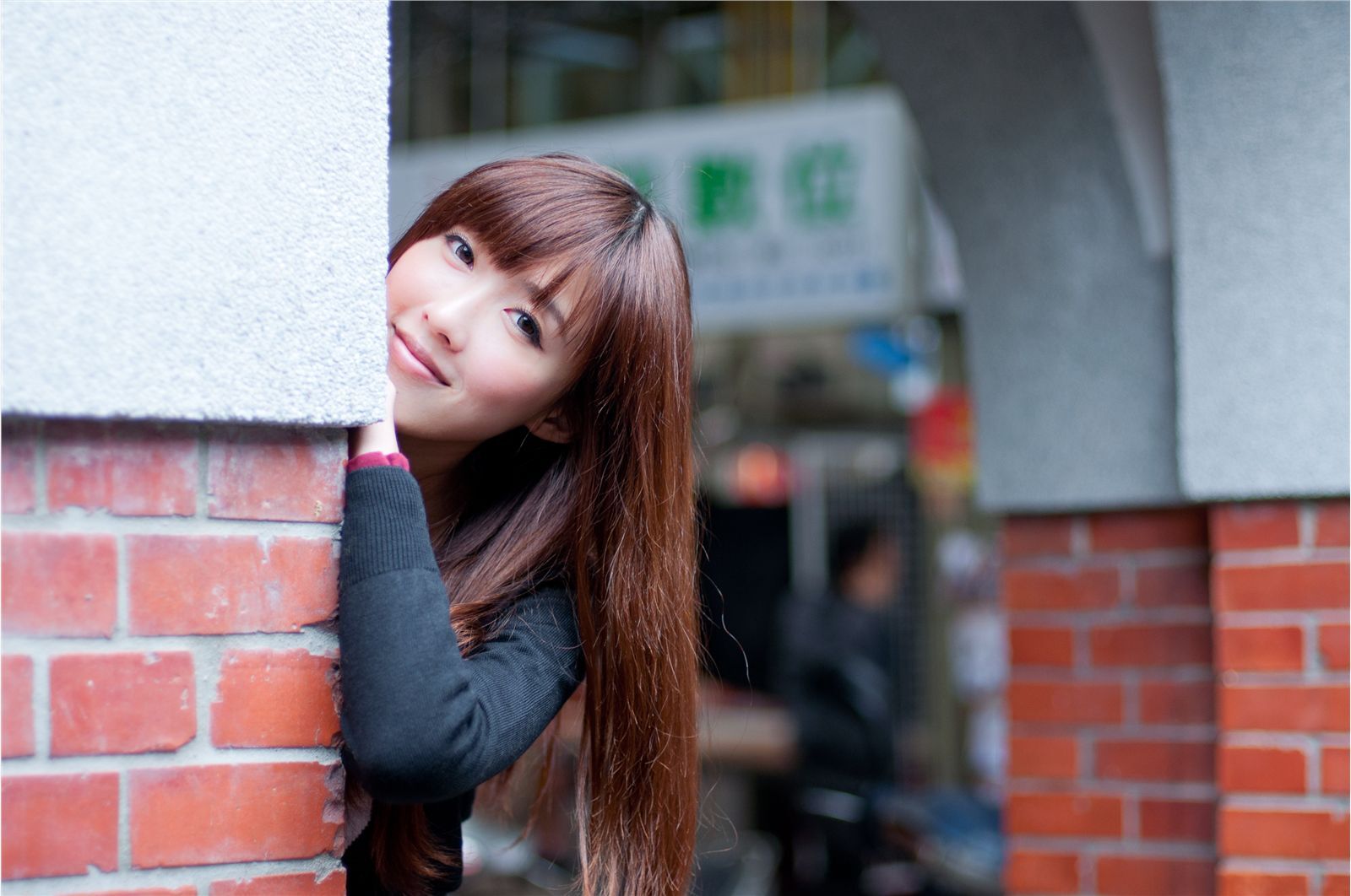 High definition Street photo of Taiwan's pure beauty kila Jingjing